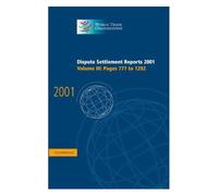 Dispute Settlement Reports 2001