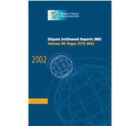 Dispute Settlement Reports 2002, World Trade Organization Dispute Settlement Reports