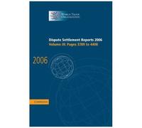 Dispute Settlement Reports 2006