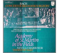 [Disque 33 T Vinyle] Bach, Concertos Brandebourgeois, Academy of St. martin in the fields, Neville Marriner, Thurston Dart, Philips (BWV1046) (Coffret de 2 disques)