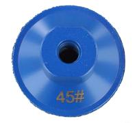 Disque à Bronzer 50mm pour m10, Pour Marbre et Pierre Disque(Grit 45) | Pour Marbre et pour granit, pour surface Plane, pour idéal Pro, Acier Manganèse, 50x30mm
