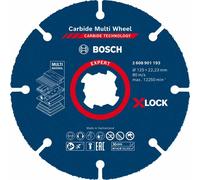 Disque à Couper En Carbure Multi Matériel Bosch X-Lock diam.125 MM X 22,23 x 1 C