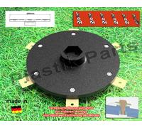 Disque à couteaux 6 lames Plateau à couteaux pour Greenworks Optimow 10 15 Robot de tonte sans couteaux