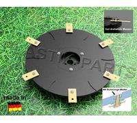 Disque à couteaux 6 lames Plateau à couteaux pour Husqvarna 320 420 430X 440 450X 520 530 sans couteaux