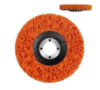 Disque à décaper Meule abrasive à dérouiller 100 mm pour meuleuse angulaire | Disque décapant de peinture pour le nettoyage de l'oxydation des terrasses, automobile, ponçage, meulage, bois, métal