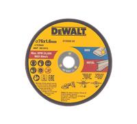 Disque À Découper Abrasif Lié DEWALT 76 X 1,6 X 10Mm 3 Paquet DT20592