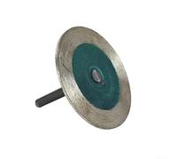 Disque à découper avec tige de 6 mm pour graver la pierre, le béton, le granit, conçu pour meuleuse droite et machine de gravure (6 x 60 cm)
