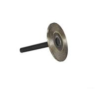 Disque à découper avec tige de 6 mm pour graver pierre, béton, granit, compatible avec meuleuses droites et machines de gravure pour travaux de précision (6 x 40)