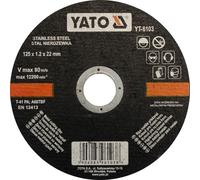 DISQUE À DÉCOUPER EN ACIER INOXYDABLE YATO 125X1,2X22MM