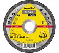 DISQUE À DÉCOUPER LES MÉTAUX 125 x 1,6 DISQUES FLEXIBLES EN ALUMINIUM
