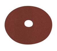 Disque À Dos En Fibre Sealey - 125Mm - 60Grains Paquet De 25 WSD560