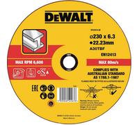 DEWALT Disque à meuler le métal DT43919-QZ Ø230 x 22,2 mm ép. 6 mm