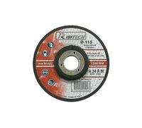 Ribitech PRDAEA115 Disque d'ébavurage en acier 115 x 6,4 x 22,2 mm