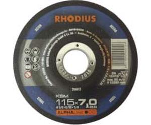 Disque à ébarber acier 125x7x22 - lot de 25 pcs RHODIUS - 14066