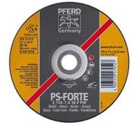 Disque à ébarber PS-FORTE pour l'usinage de l'acier et de la fonte, Ø x Épais. : 125 x 7,2 mm, Modèle Coudé, Vitesse maxi. 12200 tr/mn G