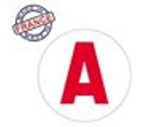 Disque "A" jeune conducteur adhésif Fabriqué en France G