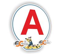 Disque A Jeune Conducteur Minion Autocollant Jeune permis