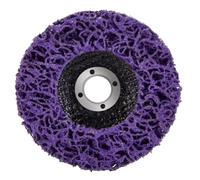 Disque à lamelles diamanté 100/115/125 mm for meuleuse d'angle, outil de nettoyage et d'élimination de la peinture et de la rouille(125x22mm purple)