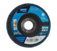 Disque à lamelles Norton Technic Ø 115 x 22,23 mm - Grain 60 - Lot de 5