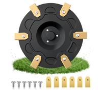 Disque à Lames + 6 Lames +6 Vis, Platine de Lame pour Tondeuse Robot, Compatible avec Segway Navimow i105E, i108E, i110E, Disque de Lame Renforcé de Fibres de Verre