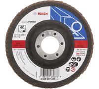 Disque À Meuler Bosch 2608607349 115 X 22,23Mm 40 Grain Pour Métal