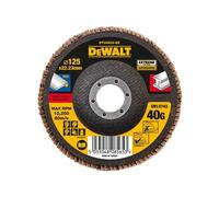 DISQUE À MEULER EN MÉTAL EXTREME DEWALT 125 X 22,2MM X 40G DEWDT30602QZ