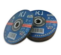 Disque à meuler - Non spécifié - 75 x 4 x 10 mm - Lot de 5 - Pour acier et inox - Vitesse max 20000 t/mn