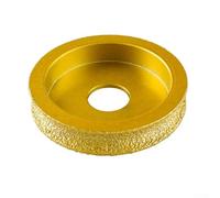 Disque à meuler profilé brasé sous vide 74 x 20 mm avec bord arrondi pour béton, décoration de bâtiments, marbre et granit (10 mm)