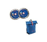 Disque à poncer diamanté 230 mm carreaux Duopack - BOSCH - 2 disques + sac - 061599765L