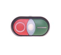 Eaton Eaton Bouton double pression lumineux, marqué M22S-DDL-GR-X1/X0 Quantité:1