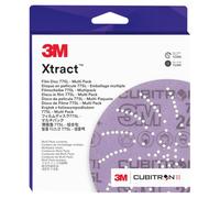 Disque à support film 3M Xtract Cubitron II 775L, 87338, 15/pack, multipack | 127 mm, PAC comprend 3 disques par grain : 80+, 120+, 150+, 180+, 220+
