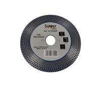 Disque à tailler et à meuler en diamant argenté 125 x 1,8 mm