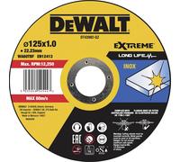 DeWalt Disque à tronçonner inox DT43902-QZ 125 x 22,2 mm ép. 1 mm moyeu plat