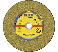 Disque à tronçonner A 24 Extra D115x2,5mm courbé STA perçage 22,23mm KLINGSPOR