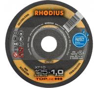 Rhodius XT10 206163 Disque à tronçonner 125 mm acier inoxydable, acier