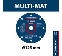 BOSCH Disque a tronçonner EXPERT Carbide Multi Wheel 125 mm, 22,23 mm 2608901189