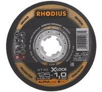 Disque à tronçonner D 125mm XT70 X-LOCK - RHODIUS - 211348 Noir G