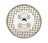 Disque à Tronçonner Diamant 100MM - LEKOMESH Lame de Scie Diamant Double Face pour Granit,Marbre,Porcelaine,Tuiles,Pierre artificielle,Filetage M14 pour Meuleuse D'angle