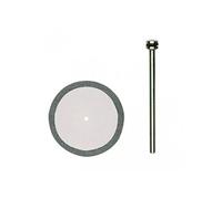 Disque à tronçonner diamanté Ø 38 mm + 1 Tige Axe Ø 2,35 mm - - 28842