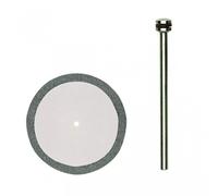 Disque à tronçonner diamanté Ø 38 mm + 1 Tige Axe Ø 2,35 mm - PROXXON - 28842