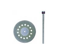 Disque à tronçonner diamanté Ø 38 mm avec aération + 1 Tige Axe Ø 2,35 mm - - 28846