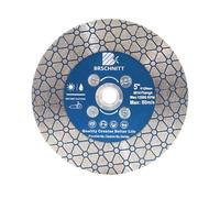 Disque à tronçonner diamanté 125 mm - BRSCHNITT double face pour couper et poncer le granit, le marbre, le carrelage, les pierres naturelles M14.