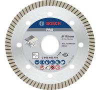 Disque à tronçonner diamanté Best for Ceramic Extraclean Turbo, 115 x 22,23 x 1,4 x 7 mm Bosch 2608602478