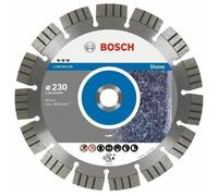 Disque à tronçonner diamanté - BOSCH - Best for Stone - 230 mm - Alésage 22,23 mm - Largeur 2,4 mm