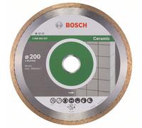 Bosch Disque à tronçonner diamanté 2608602537 standard pour céramique 200 x 25,4 x 1,6 x 7 mm