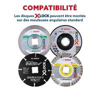 Disque à tronçonner diamanté BOSCH Professional X-LOCK Standard for Universal Ø 125x22,23x2x10