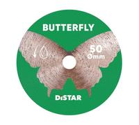 Disque à tronçonner diamanté Distar 50MM Butterfly - 11120159032 | Coupe nette sans écaillage - Couche de diamant continue de 0,6 mm pour grès cérame jusqu'à 14 mm