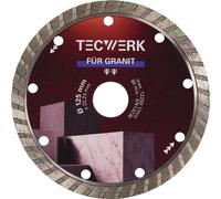 Disque à tronçonner diamanté GRANIT Ø 125 mm Alésage 22,23 mm Hauteur du segment 7 mm Épaisseur du segment 2,2 mm Meuleuse angulaire