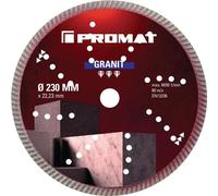 Disque à tronçonner diamanté GRANIT PRO Ø 230 mm Alésage 22,23 mm Hauteur de segment 10 mm