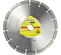Klingspor KLI-336216 336216 DT 350 U Disques à tronçonner diamantés 180 x 2,6 x 22,23 mm 11 segments 42 x 2,6 x 10 mm Denture standard Contenu : 1 pièce